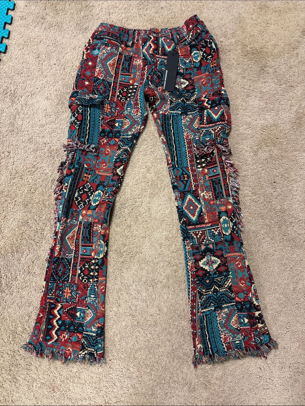 ROCKSTAR ORIGINAL Men's Ayami Slim Tapestry Flare Jean